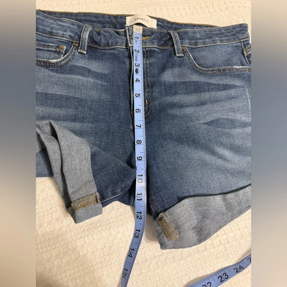 Level 99 Indigo Denim Shorts - Picture 9 of 12